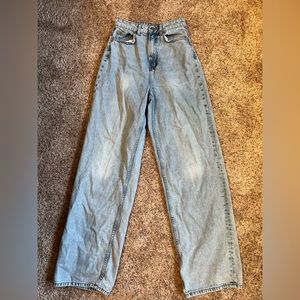 High Rise Light Wash Jeans
